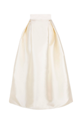 Knöchellanger Faltenrock aus der Bridal Edition aus Duchesse in Vanilla