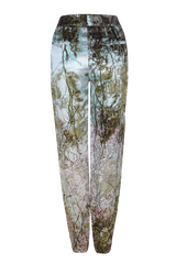 Rückenansicht aus Duchesse gefertigte Hose HH Japanese Garden im Anzugstil der Art Edition Alt-Text bearbeiten