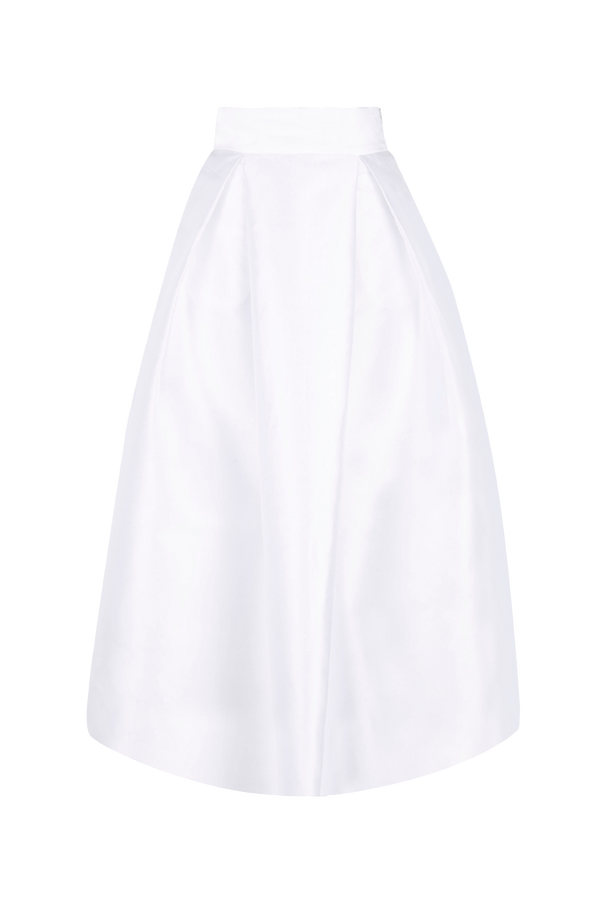 knöchellanger Faltenrock der Bridal Edition aus Duchesse in Snow